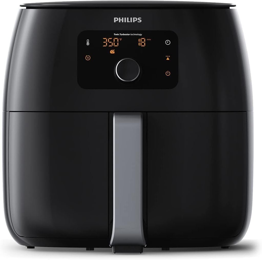 Celebrate with Us Anniversary Limited-Time & Limited-Quantity Deal AED د.إ99:Philips Premium Airfryer XXL with Fat Reduction Technology, 3 lb / 7-quart capacity, Rapid Air...