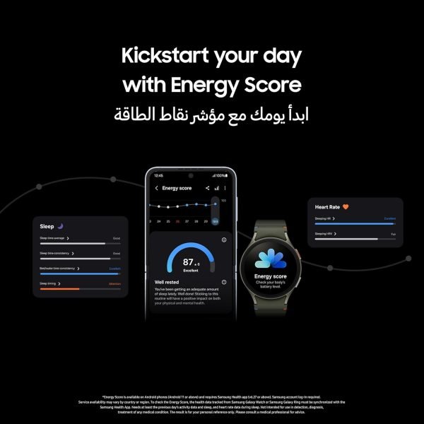 Limited-Time Sale for Summer Surprises AED 99د.إ:Samsung Galaxy Watch7 Smartwatch, Green, 44mm, Bluetooth, Sleep Coaching, Fitness Tracker (UAE Version)