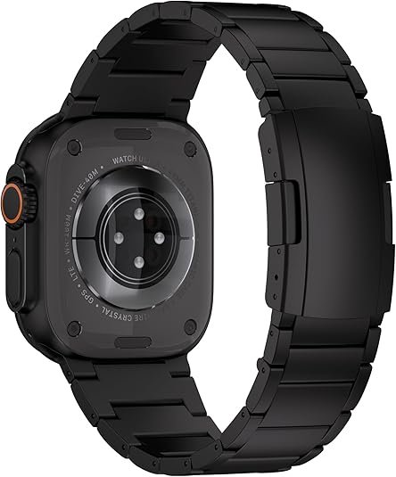 Titanium Milanese Loop Strap for Apple Watch Ultra 2/1 49mm 9 8 7 6 5 for Apple Iwatch Series 10 46mm 45mm 42 44mm Metal Button