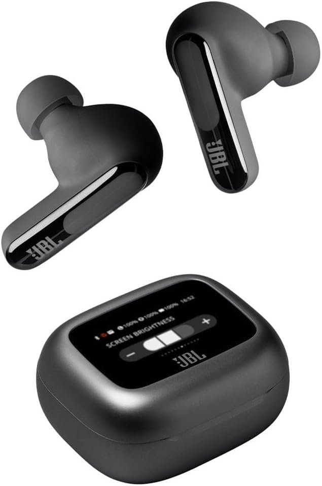 While Stocks Last:JBL Live Beam 3 Wireless Bluetooth Earbud Headphones with 48H Battery Life, True Adaptive Noise-Cancelling and High-Resolution JBL Signature Sound, IP55...